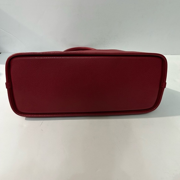 ❤️NWOT Coach Domed Cora Satchel with Crossbody Strap - Red with Brass Hardware - Picture 7 of 16